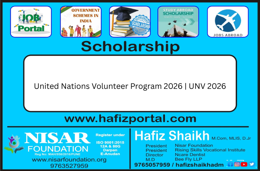 United Nations Volunteer Program 2026 | UNV 2026