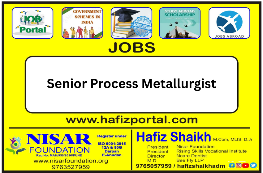 Senior Process Metallurgist