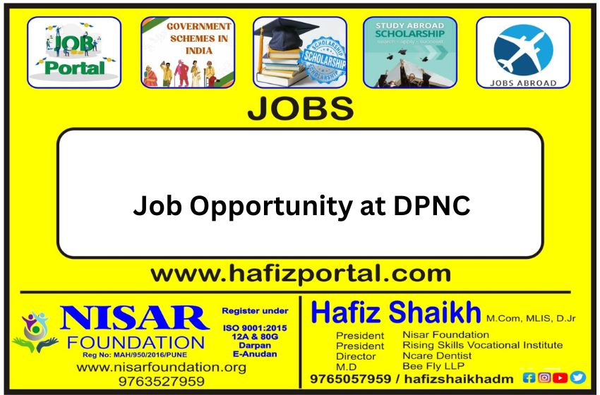Job Opportunity at DPNC