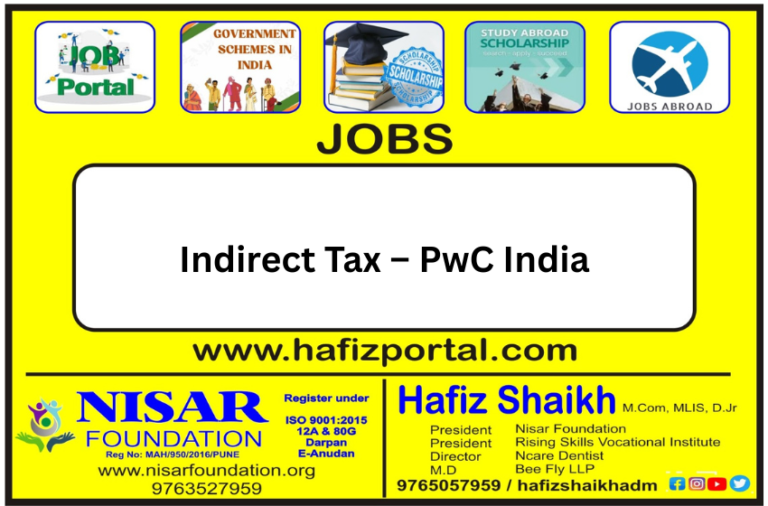 Indirect Tax – PwC India