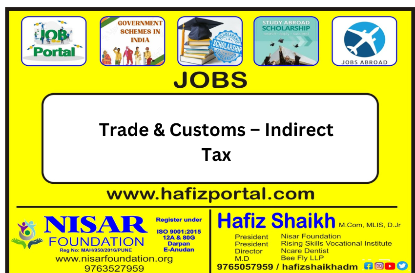 Trade & Customs – Indirect Tax