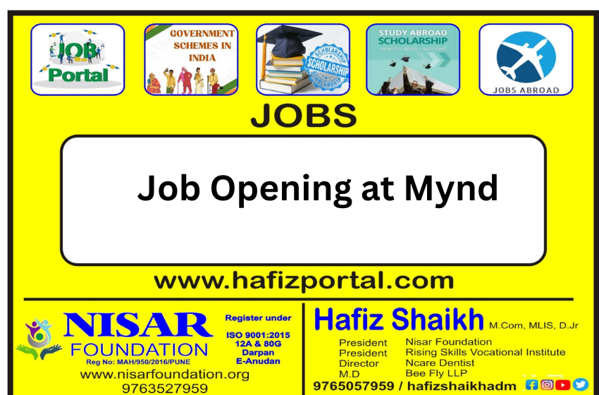 Job Opening at Mynd