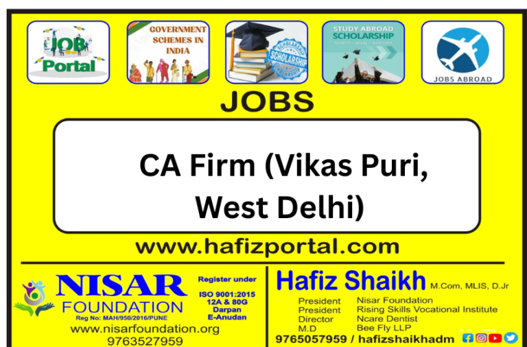 CA Firm (Vikas Puri, West Delhi)