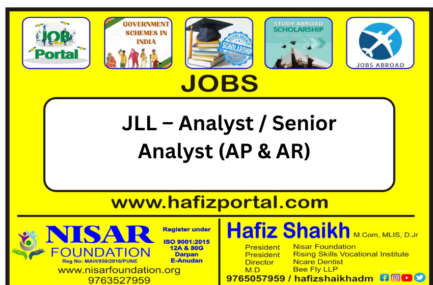 JLL – Analyst / Senior Analyst (AP & AR)