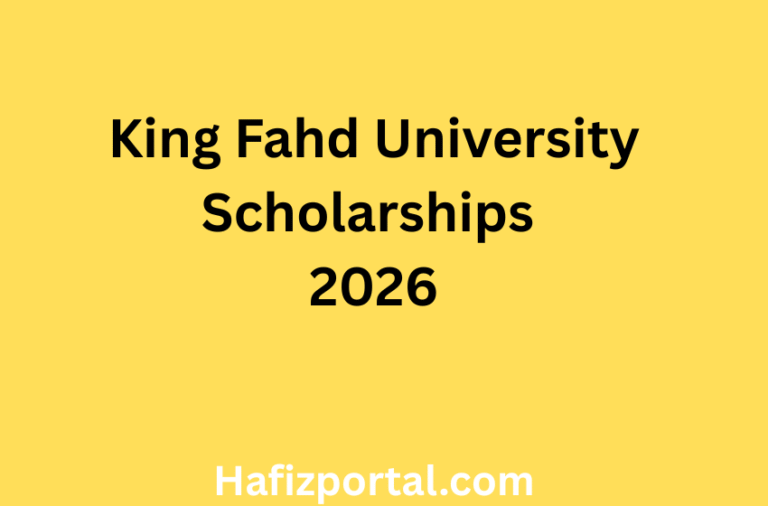 King Fahd University Scholarships 2026