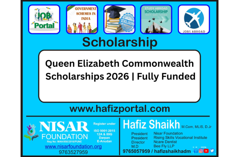 Queen Elizabeth Commonwealth Scholarships 2026 | Fully Funded