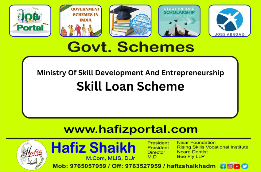 Ministry Of Skill Development And Entrepreneurship Skill Loan Scheme