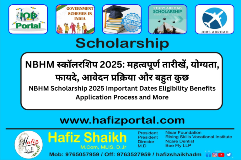 NBHM Scholarship 2025 Important Dates Eligibility Benefits Application Process and More
