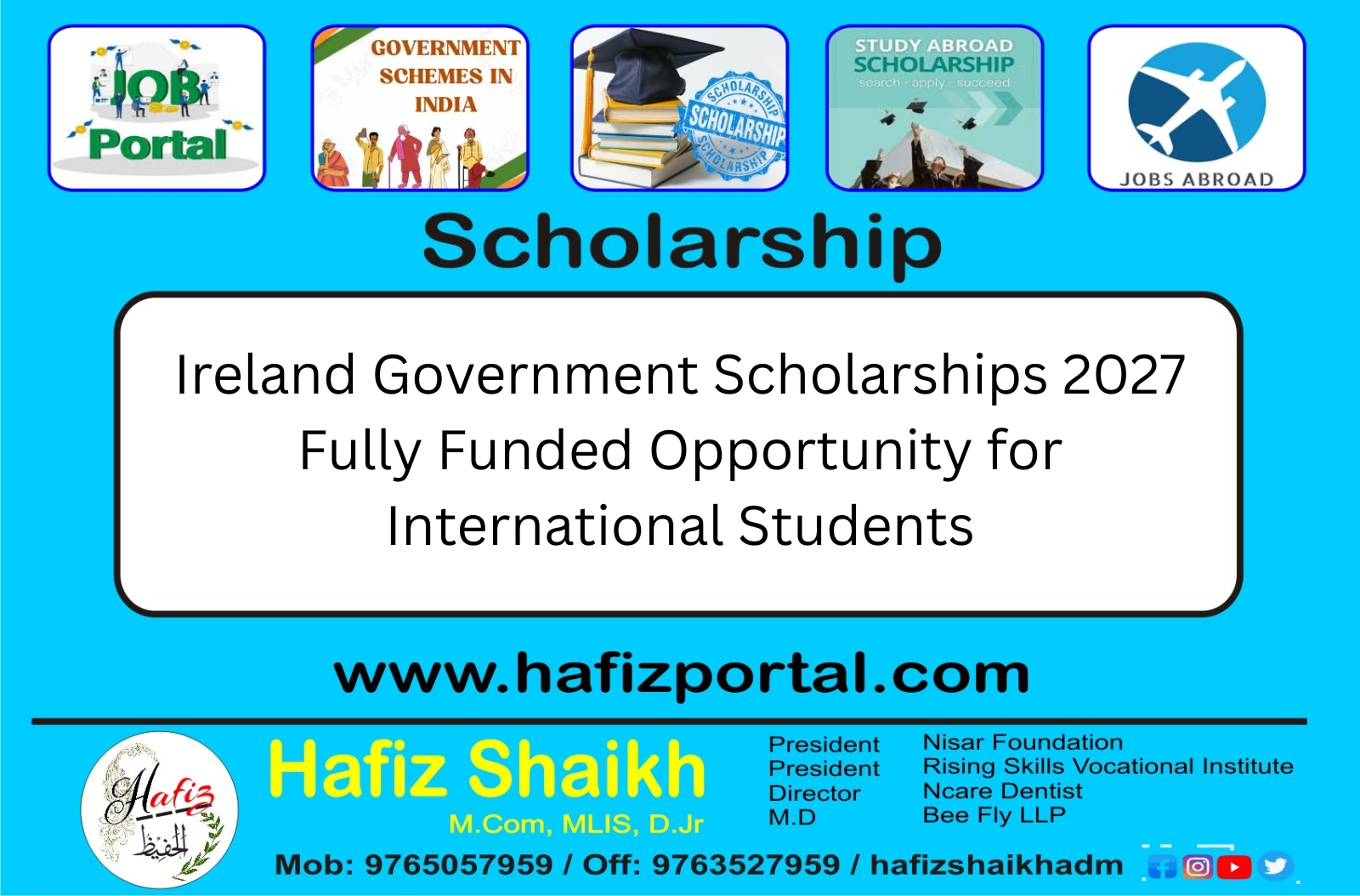 Ireland Government Scholarships 2027 Fully Funded Opportunity for International Students