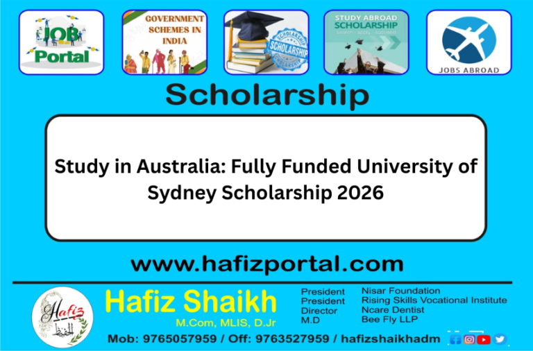 Study in Australia: Fully Funded University of Sydney Scholarship 2026