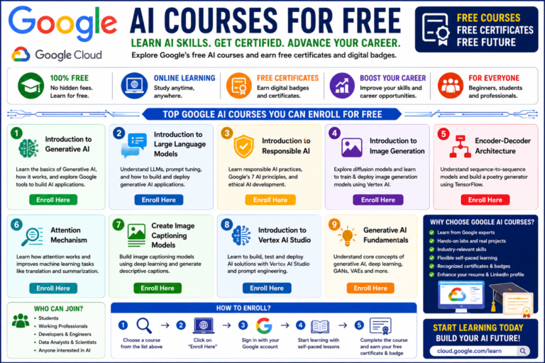 Best Free Google AI Courses With Certificates in 2025