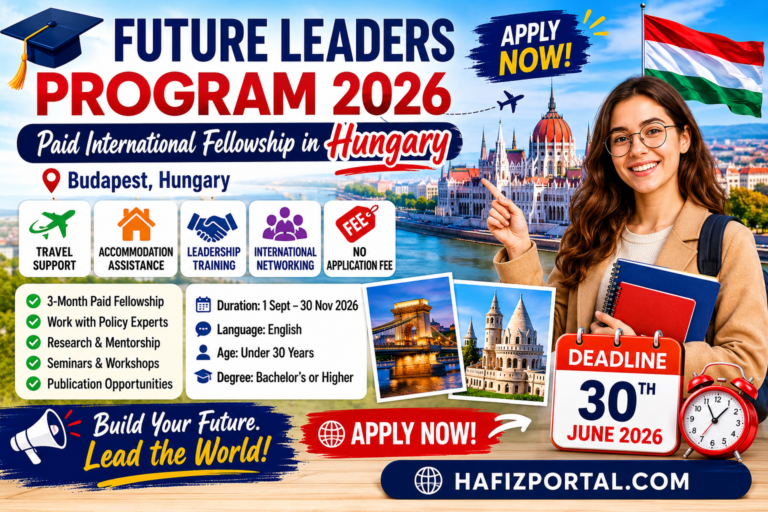 Future Leaders Program 2026 in Hungary | Fully Funded International Fellowship in Budapest