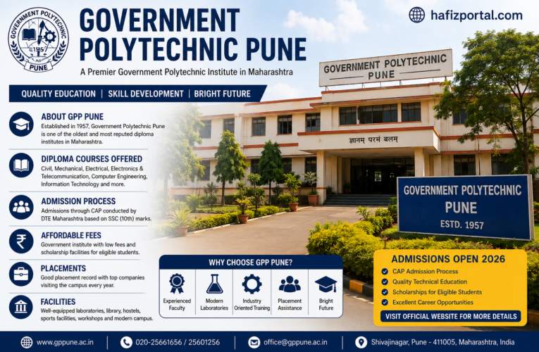 Government Polytechnic Pune: Courses, Admission, Fees, Placements, Campus Facilities & Student Guide