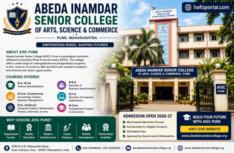 Abeda Inamdar Senior College Pune (AISC): Courses, Admission, Fees, Placements, Facilities & Campus Guide 2026