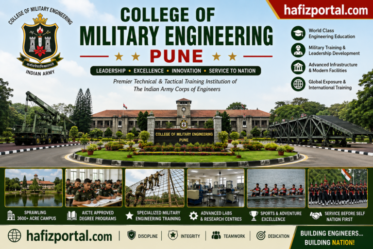 College of Military Engineering Pune (CME): Courses, Training, Admission, Campus Facilities & Complete Guide