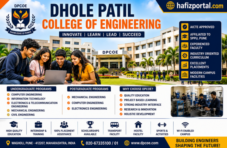 Dhole Patil College of Engineering Pune: Courses, Admission, Fees, Placements, Facilities & Complete Student Guide