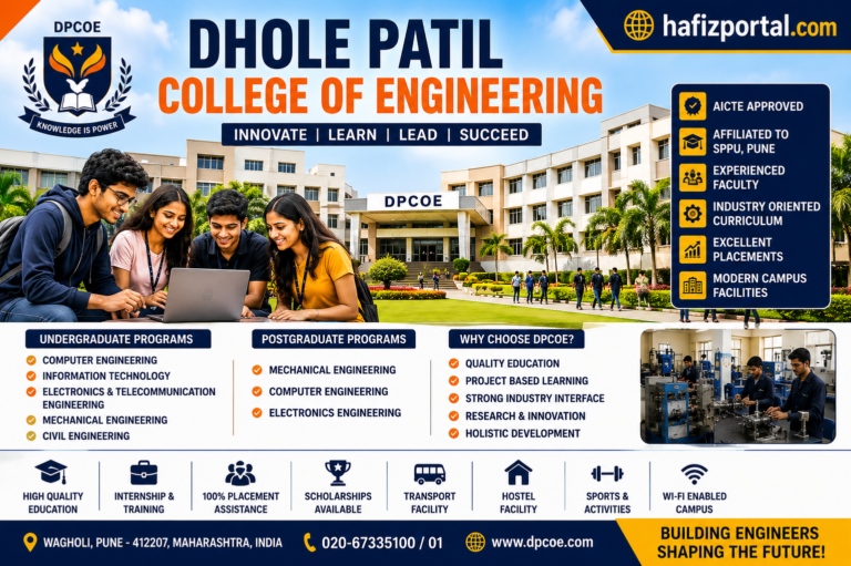Dhole Patil College of Engineering Pune: Courses, Admission, Fees, Placements, Facilities & Complete Student Guide