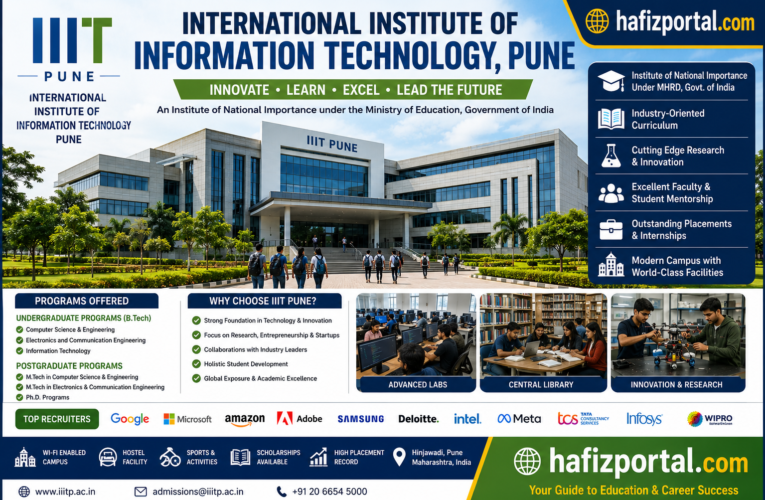 International Institute of Information Technology Pune (IIIT Pune): Courses, Admission, Fees, Placements, Campus Facilities & Complete Student Guide