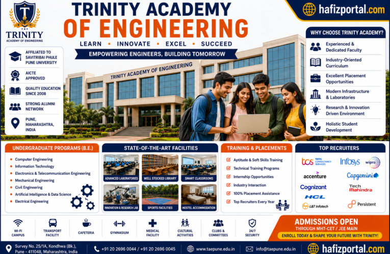 Trinity Academy of Engineering Pune: Courses, Admission, Fees, Placements, Campus Facilities & Complete Student Guide
