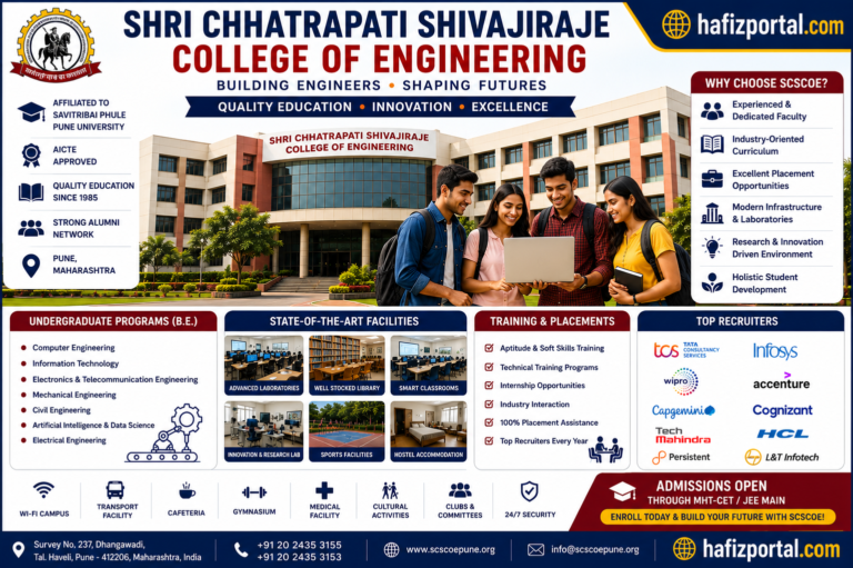 Shri Chhatrapati Shivajiraje College of Engineering Pune: Courses, Admission, Fees, Placements, Campus Facilities & Complete Student Guide
