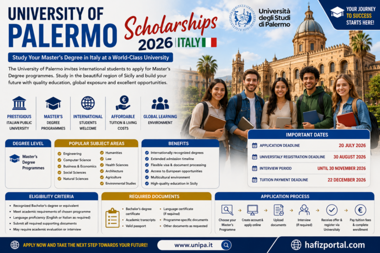 University of Palermo Scholarships 2026 in Italy: Master’s Degree Admission Guide for International Students