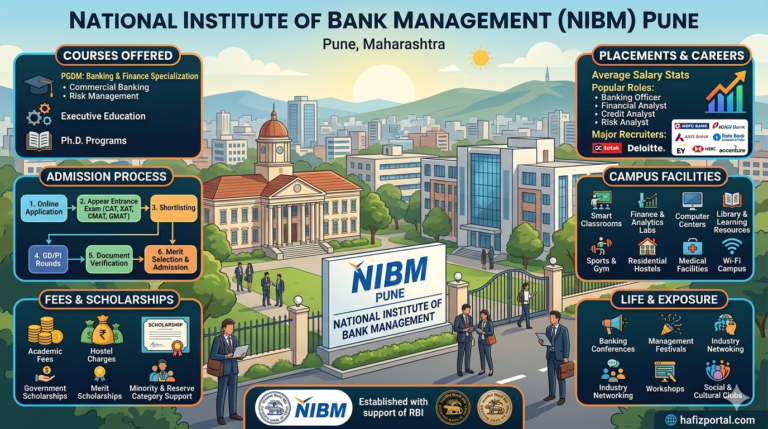 National Institute of Bank Management (NIBM Pune): Courses, Admission, Fees, Placements, Campus Facilities & Complete Student Guide