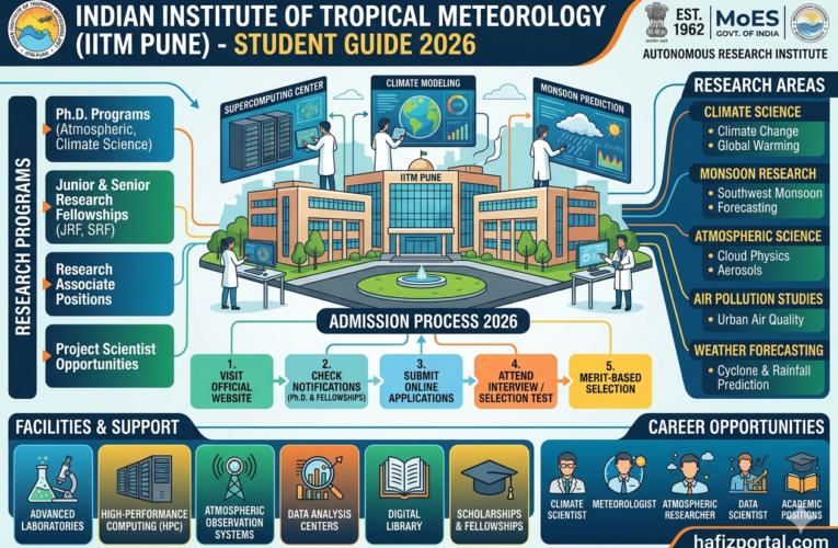 Indian Institute of Tropical Meteorology (IITM Pune): Research, Courses, Admissions, Facilities & Career Opportunities 