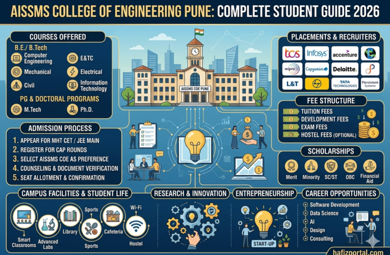 AISSMS College of Engineering Pune: Courses, Admission, Fees, Placements, Facilities & Complete Student Guide
