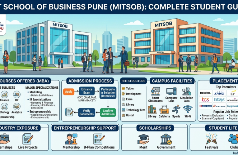 MIT School of Business Pune: Courses, Admission, Fees, Placements, Campus Facilities & Complete Student Guide