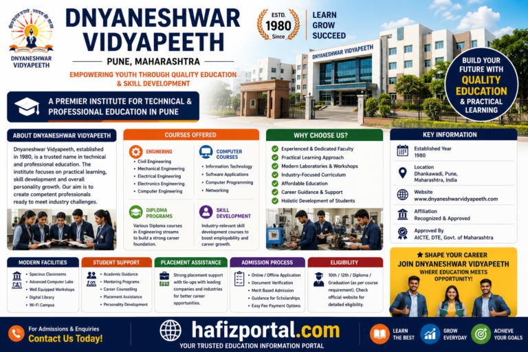 Dnyaneshwar Vidyapeeth Pune: Complete Guide to Courses, Admissions, Campus, Fees & Career Opportunities