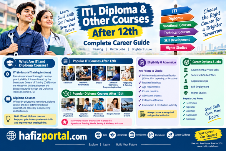 ITI, Diploma & Other Courses After 12th: Best Courses, Career Options & Jobs in India